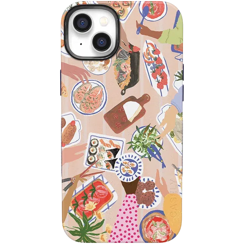 Picnic Party | Painted Collage Case iPhone Case get.casely Bold + MagSafe® iPhone 14 Plus