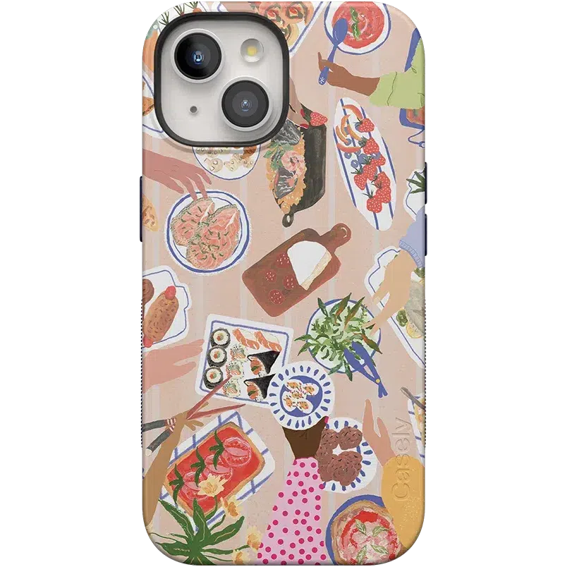 Picnic Party | Painted Collage Case iPhone Case get.casely Bold + MagSafe® iPhone 15 Plus