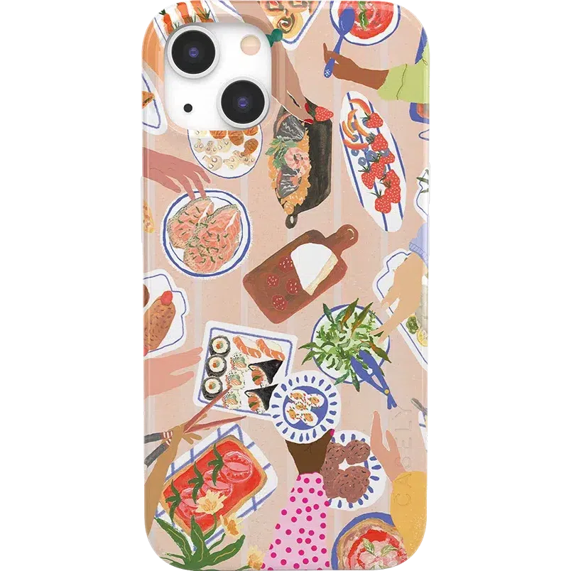 Picnic Party | Painted Collage Case iPhone Case get.casely Classic + MagSafe® iPhone 13