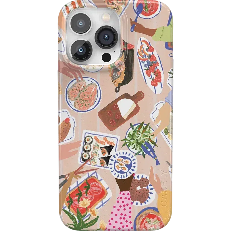 Picnic Party | Painted Collage Case iPhone Case get.casely Classic + MagSafe® iPhone 14 Pro Max