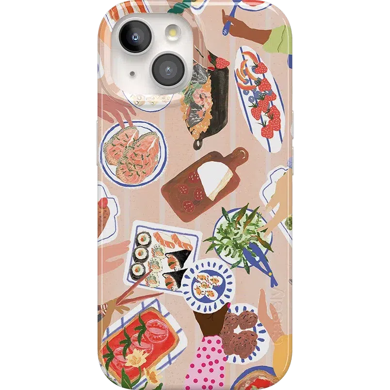 Picnic Party | Painted Collage Case iPhone Case get.casely Classic + MagSafe® iPhone 15 Plus