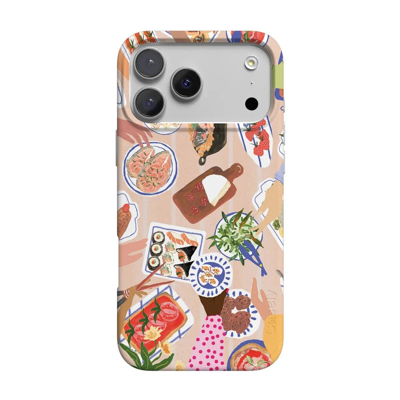Picnic Party | Painted Collage Case iPhone Case get.casely Classic + MagSafe® iPhone 17 Pro Max 