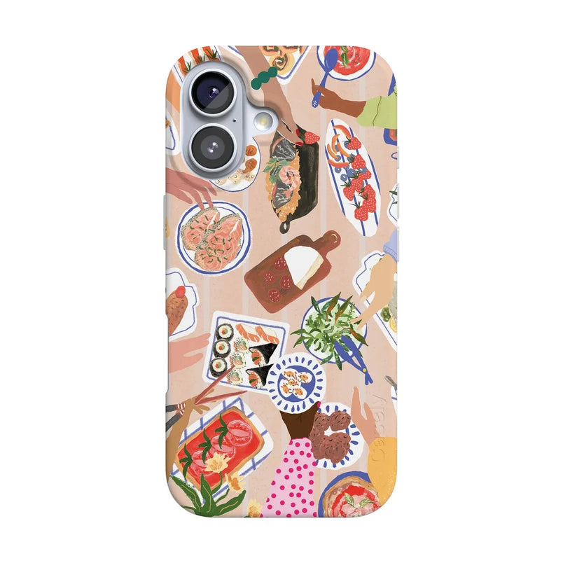 Picnic Party | Painted Collage Case iPhone Case get.casely Classic + MagSafe® iPhone 17 