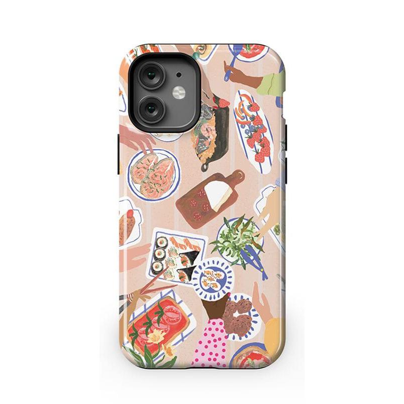 Picnic Party | Painted Collage Case iPhone Case get.casely Essential + MagSafe® iPhone 12 Mini