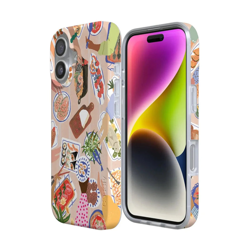 Picnic Party | Painted Collage Case iPhone Case get.casely 