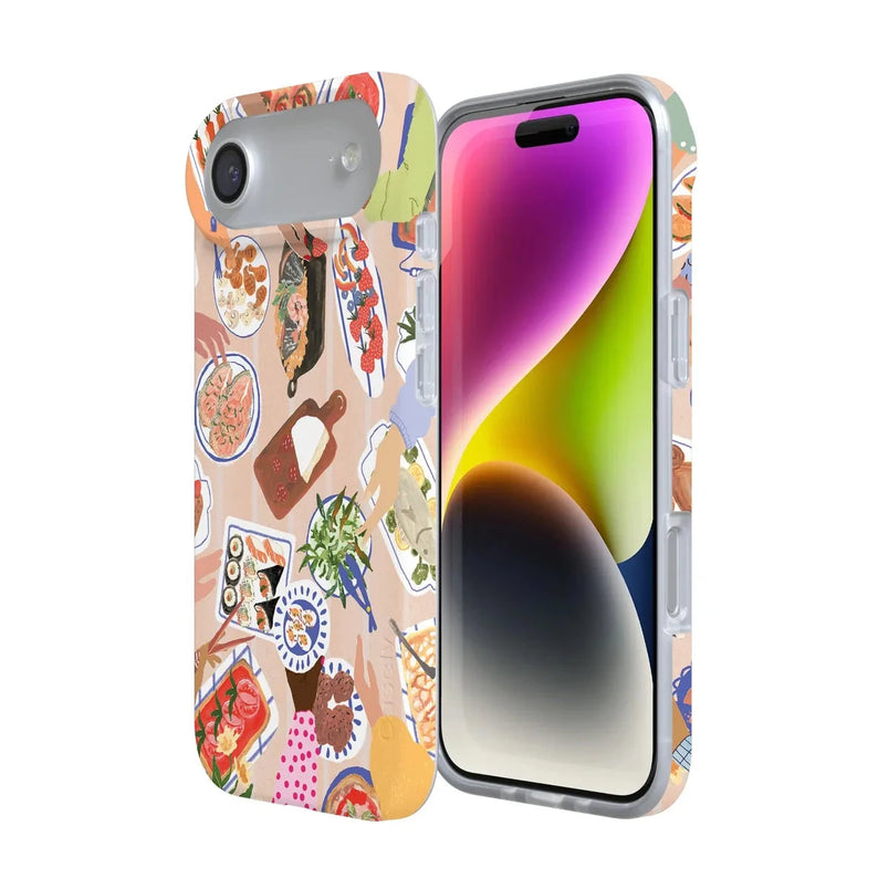 Picnic Party | Painted Collage Case iPhone Case get.casely 