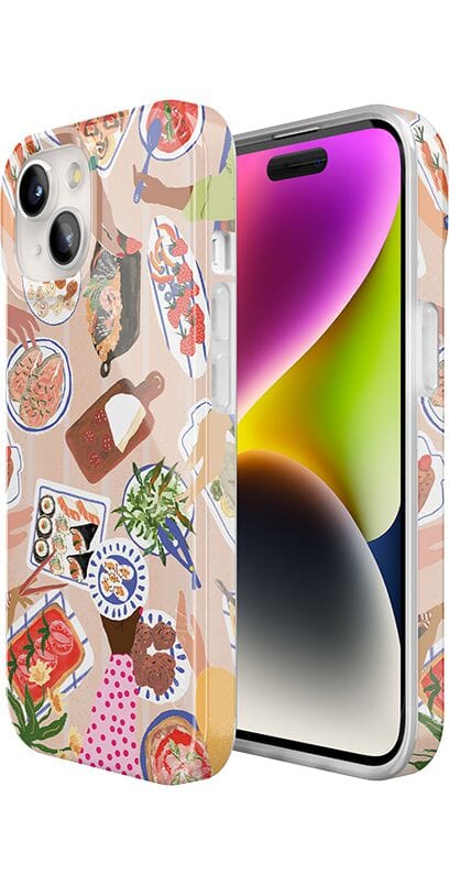 Picnic Party | Painted Collage Case iPhone Case get.casely 