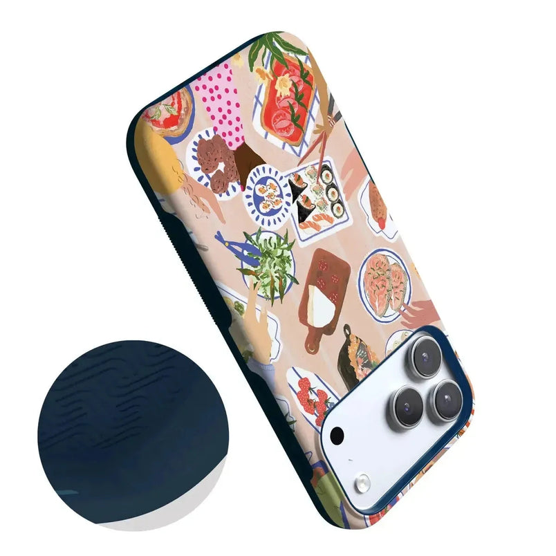 Picnic Party | Painted Collage Case iPhone Case get.casely 