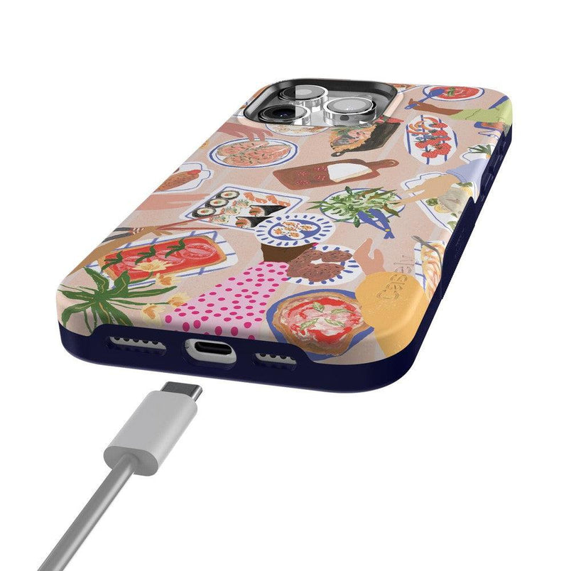 Picnic Party | Painted Collage Case iPhone Case get.casely 