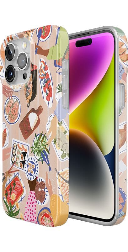 Picnic Party | Painted Collage Case iPhone Case get.casely 