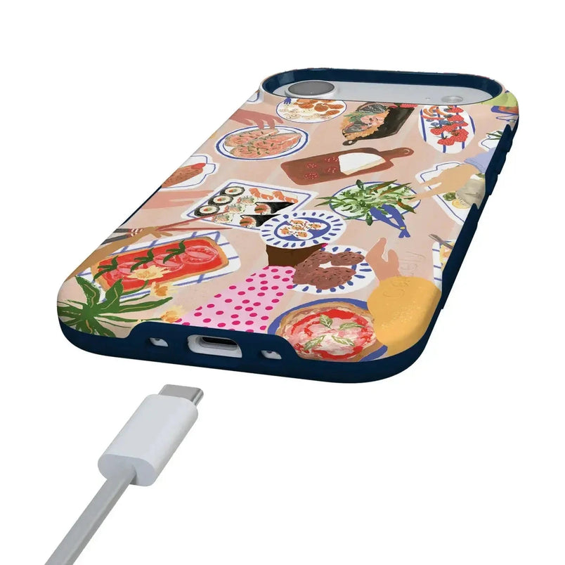 Picnic Party | Painted Collage Case iPhone Case get.casely 