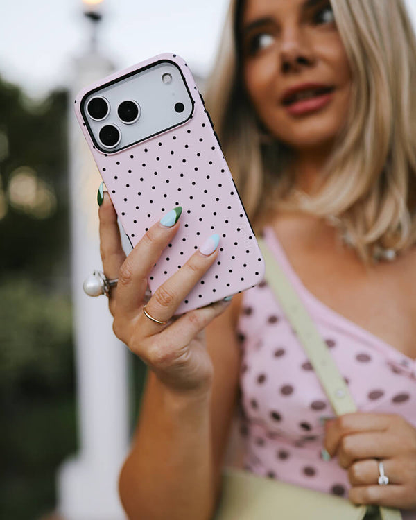 On the Dot | Pink Polka Dot Case