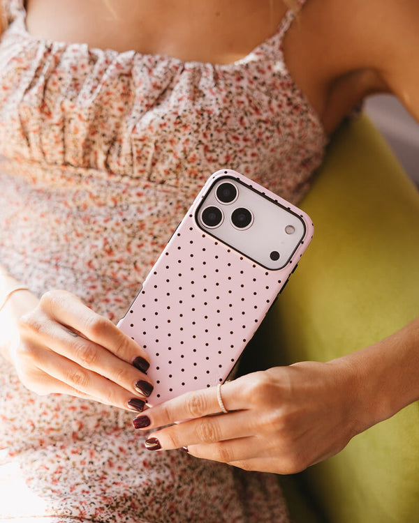 On the Dot | Pink Polka Dot Case