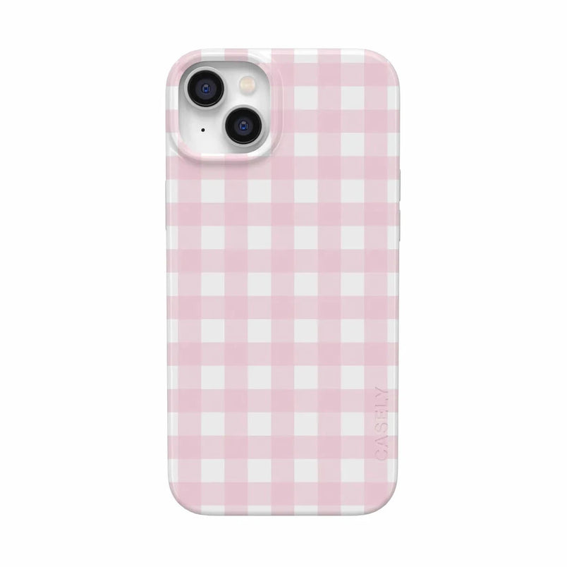 Pink Plaid | Sunday Best Case Phone Case get.casely Classic + MagSafe® iPhone 14 Plus 