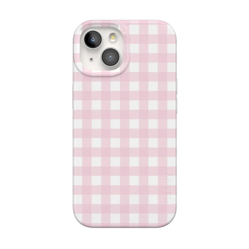 Pink Plaid | Sunday Best Case Phone Case get.casely Classic + MagSafe® iPhone 15 