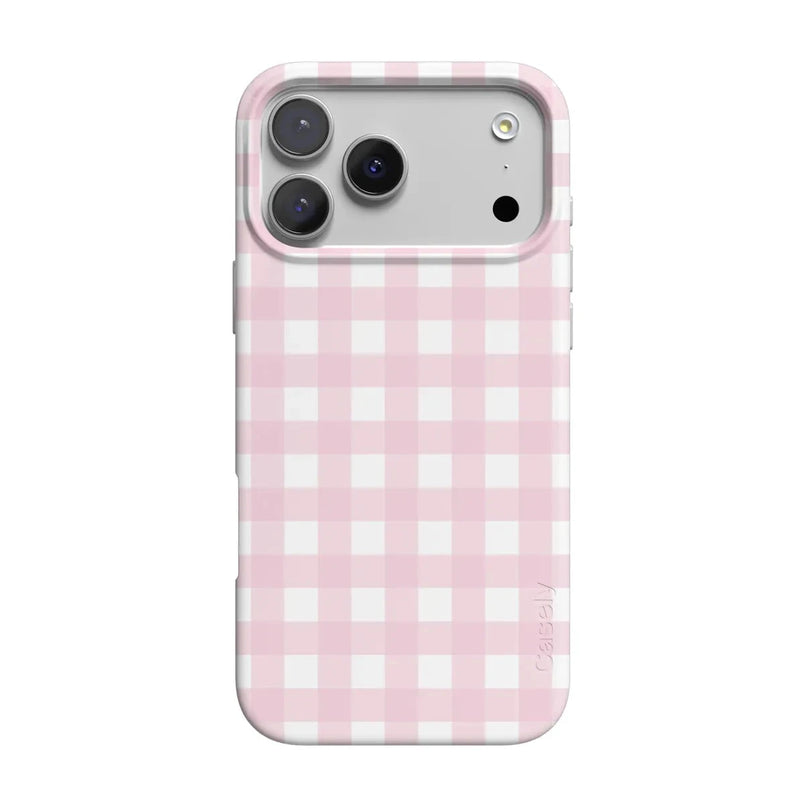 Pink Plaid | Sunday Best Case Phone Case get.casely Classic + MagSafe® iPhone 17 Pro Max 