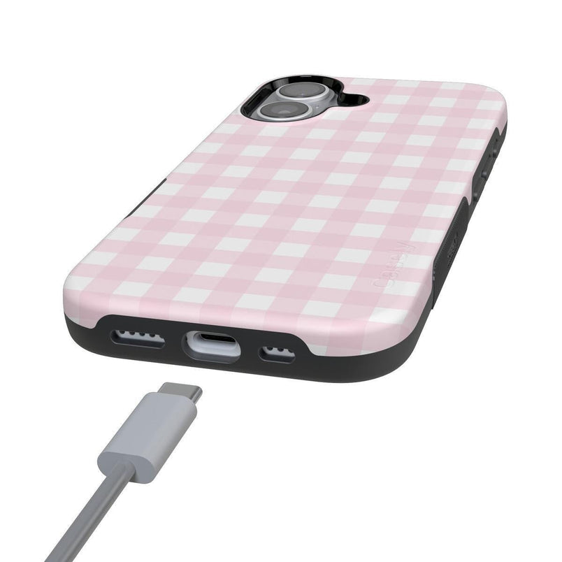 Pink Plaid | Sunday Best Case Phone Case get.casely 