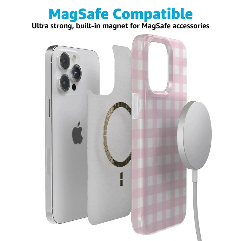 Pink Plaid | Sunday Best Case Phone Case get.casely 