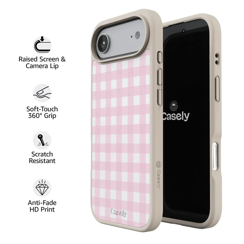 Pink Plaid | Sunday Best Case Phone Case get.casely 