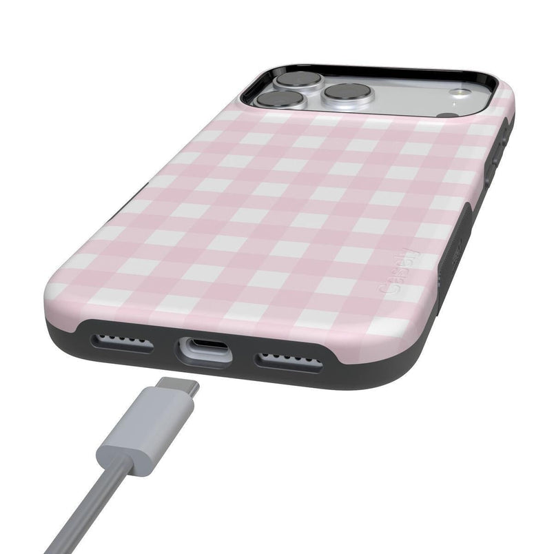 Pink Plaid | Sunday Best Case Phone Case get.casely 