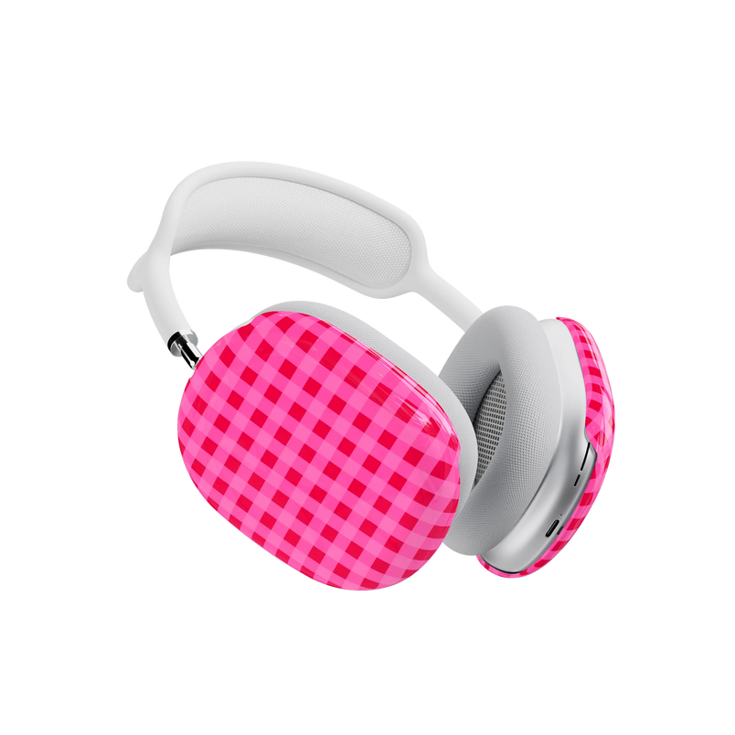 Sweet Jam | Hot Pink Gingham AirPods Max Case