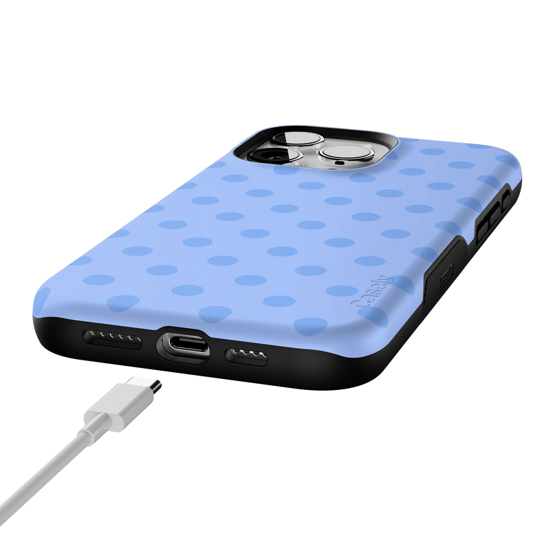 Spotted in SoHo | Periwinkle Polka Dot Case