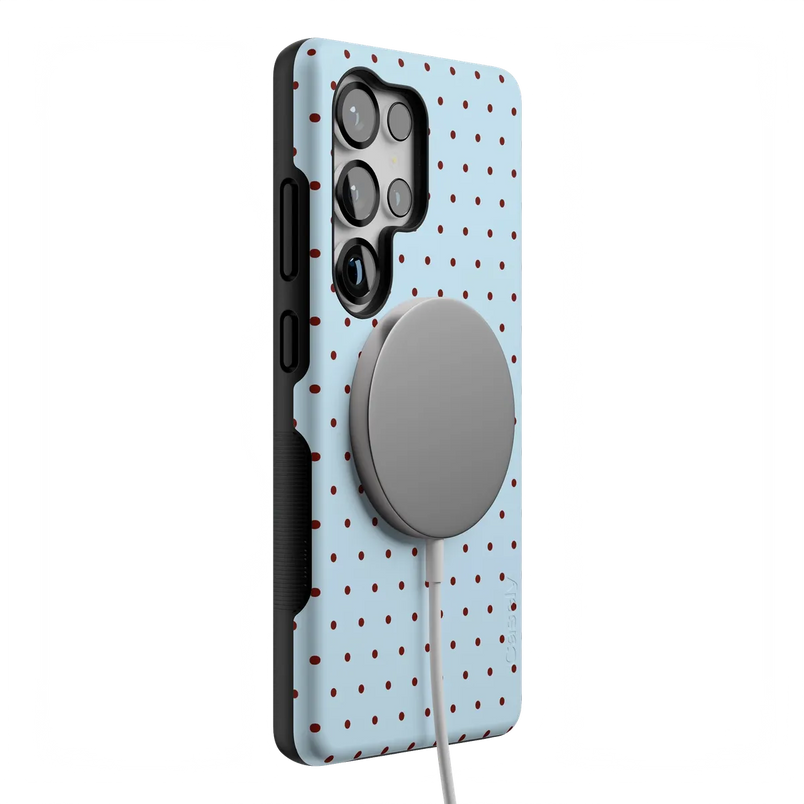 On the Dot | Blue Polka Dot Case