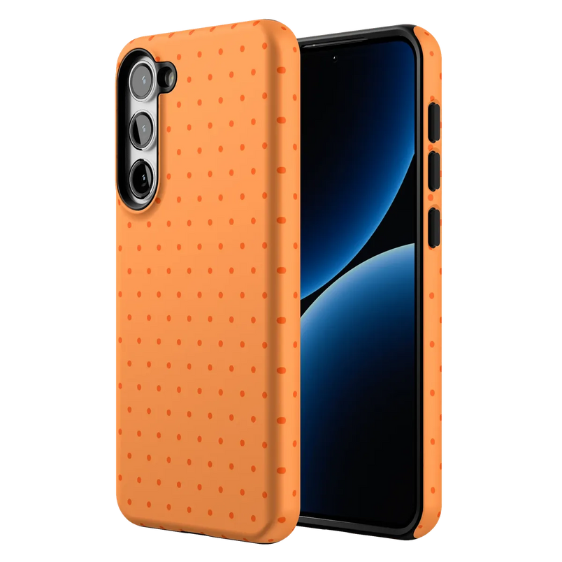 On the Dot | Orange Polka Dot Case