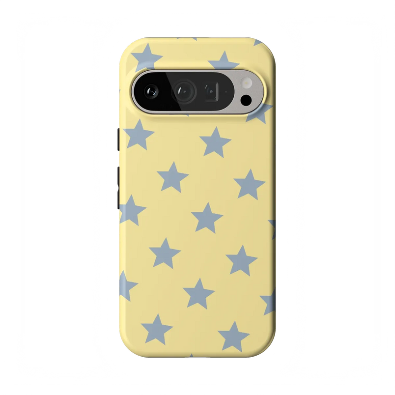 Shine Bright | Butter Yellow Stars Case - Google Pixel 9 Pro