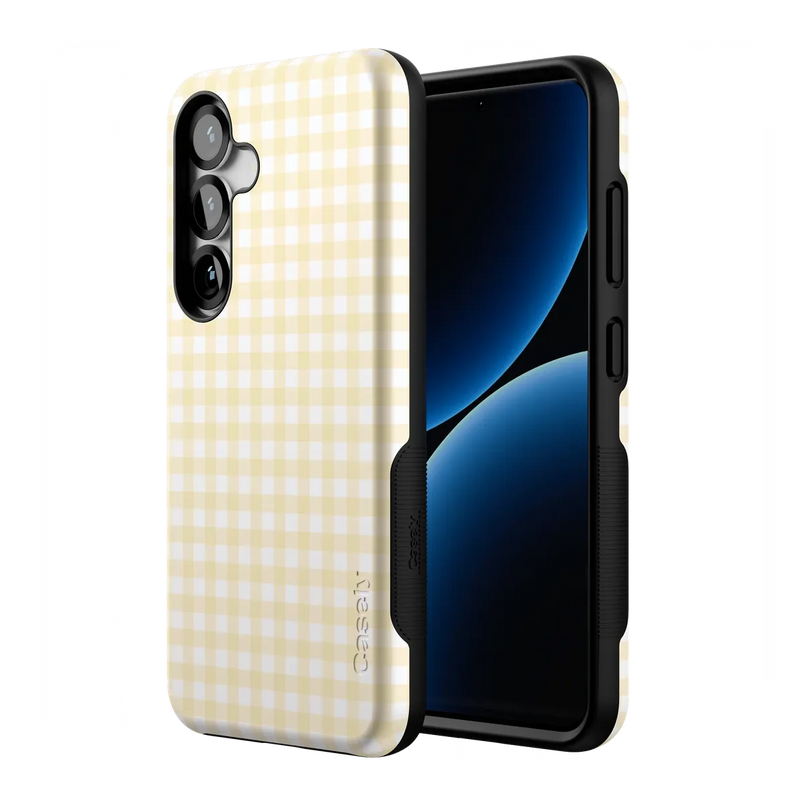 Pastel Picnic | Yellow Gingham Case
