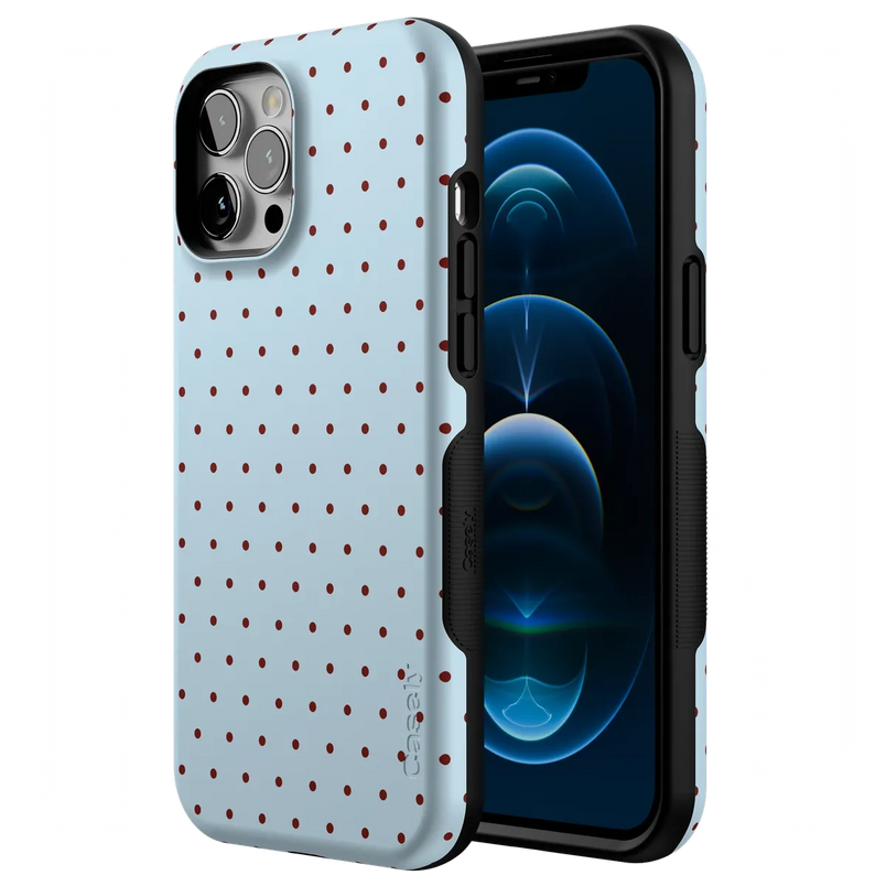 On the Dot | Blue Polka Dot Case