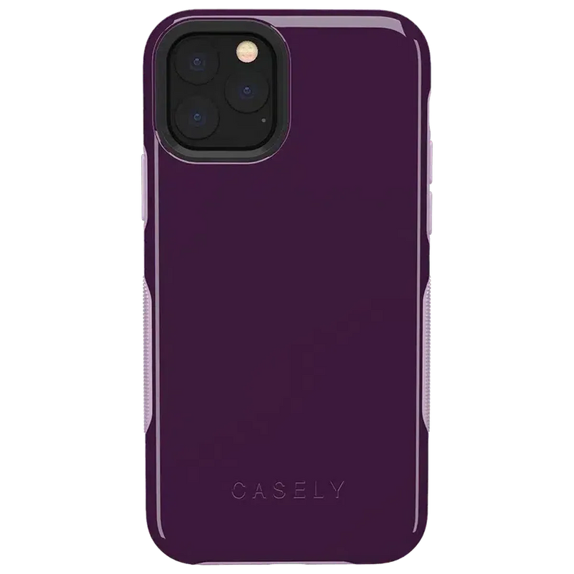 Plum Purple on Light Purple | Ultra-Protective Bold Case iPhone Case get.casely Bold iPhone 11 Pro 
