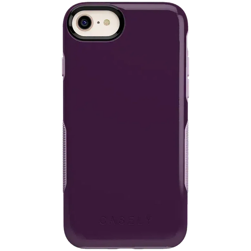 Plum Purple on Light Purple | Ultra-Protective Bold Case iPhone Case get.casely Bold iPhone 6/7/8 