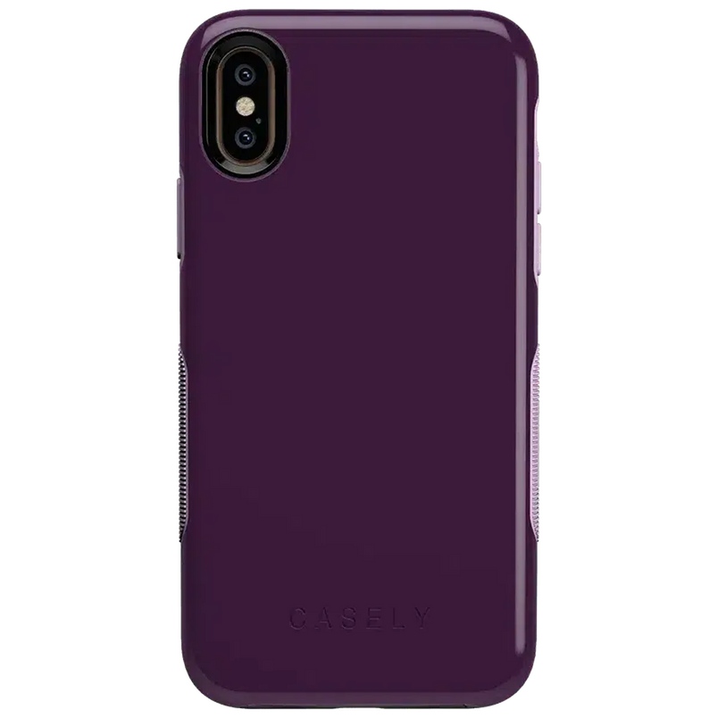 Plum Purple on Light Purple | Ultra-Protective Bold Case iPhone Case get.casely Bold iPhone XS Max 