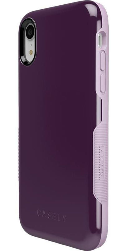 Plum Purple on Light Purple | Ultra-Protective Bold Case iPhone Case get.casely 