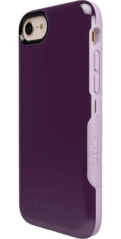 Plum Purple on Light Purple | Ultra-Protective Bold Case iPhone Case get.casely 