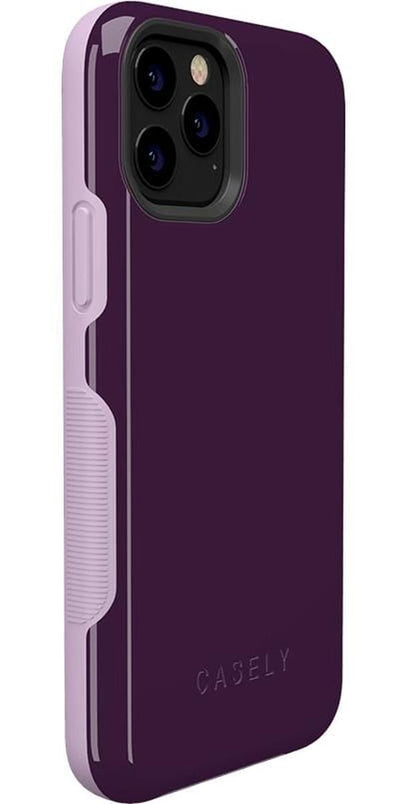Plum Purple on Light Purple | Ultra-Protective Bold Case iPhone Case get.casely 