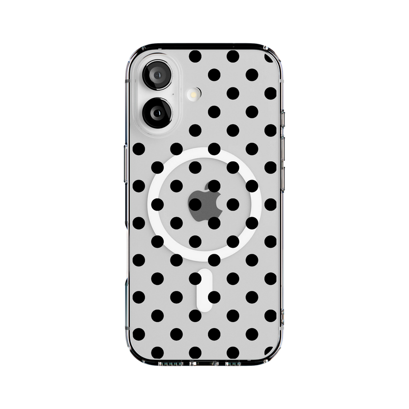 Spotted in SoHo | Black Polka Dot Case - iPhone 16