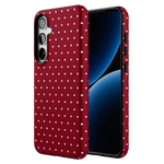 On the Dot | Maroon Polka Dot Case