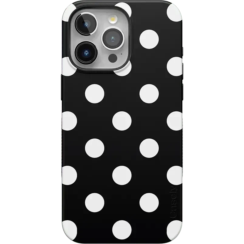 Polka Dots | High Contrast Design Case Phone Case Casetry Bold Flex + MagSafe® iPhone 15 Pro Max 