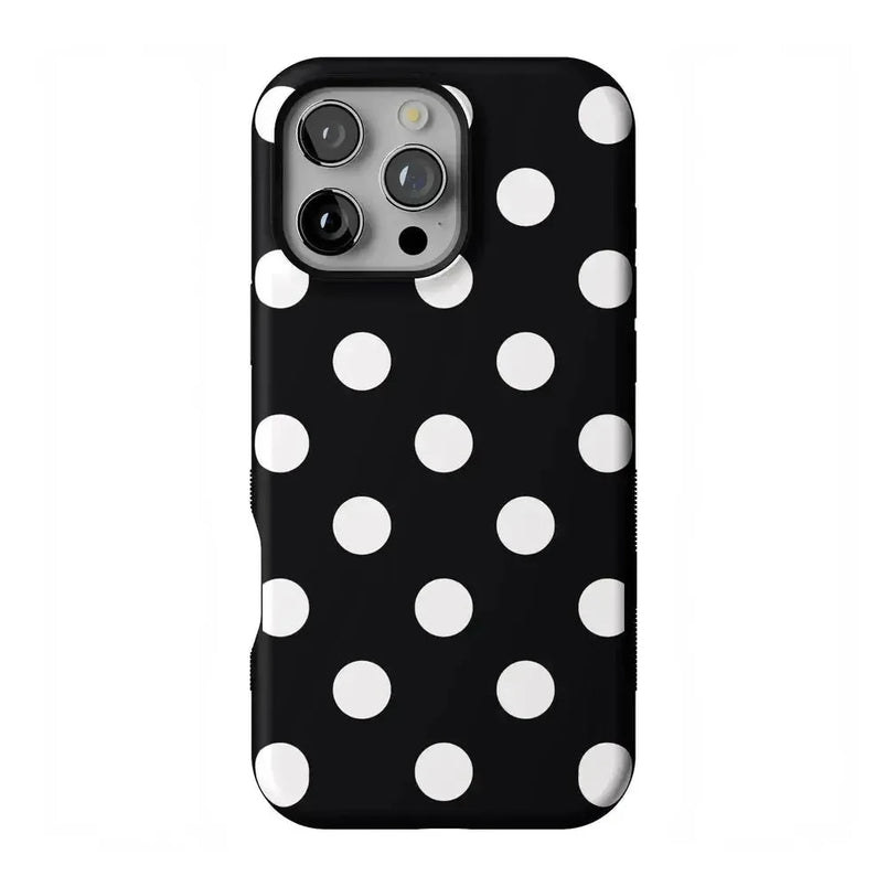 Polka Dots | High Contrast Design Case Phone Case Casetry Bold Flex + MagSafe® iPhone 16 Pro Max 