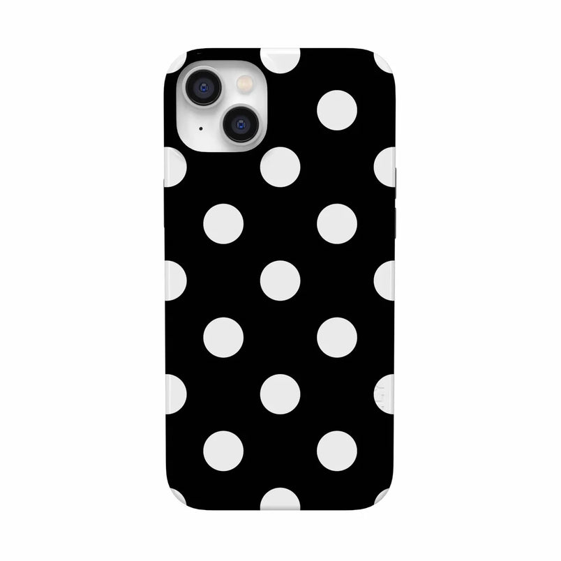 Polka Dots | High Contrast Design Case Phone Case Casetry Classic + MagSafe® iPhone 14 Plus 