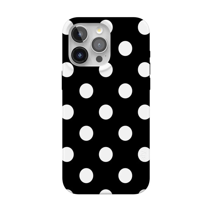 Polka Dots | High Contrast Design Case Phone Case Casetry Classic + MagSafe® iPhone 15 Pro Max 