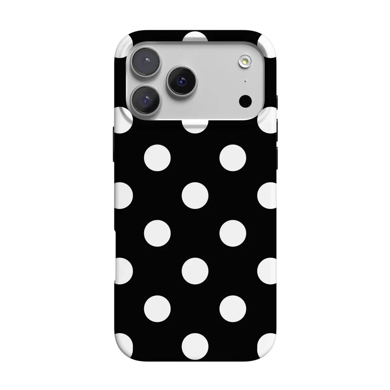 Polka Dots | High Contrast Design Case Phone Case Casetry Classic + MagSafe® iPhone 17 Pro Max 
