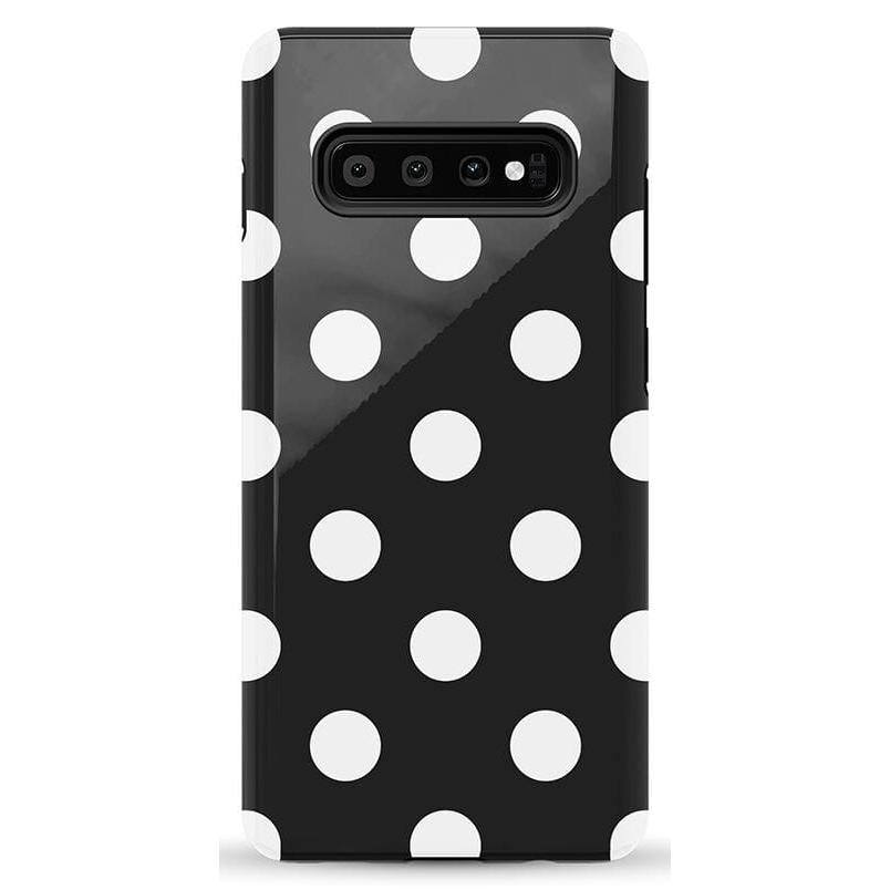 Polka Dots | High Contrast Design Case Phone Case Casetry Essential Galaxy S10 Plus