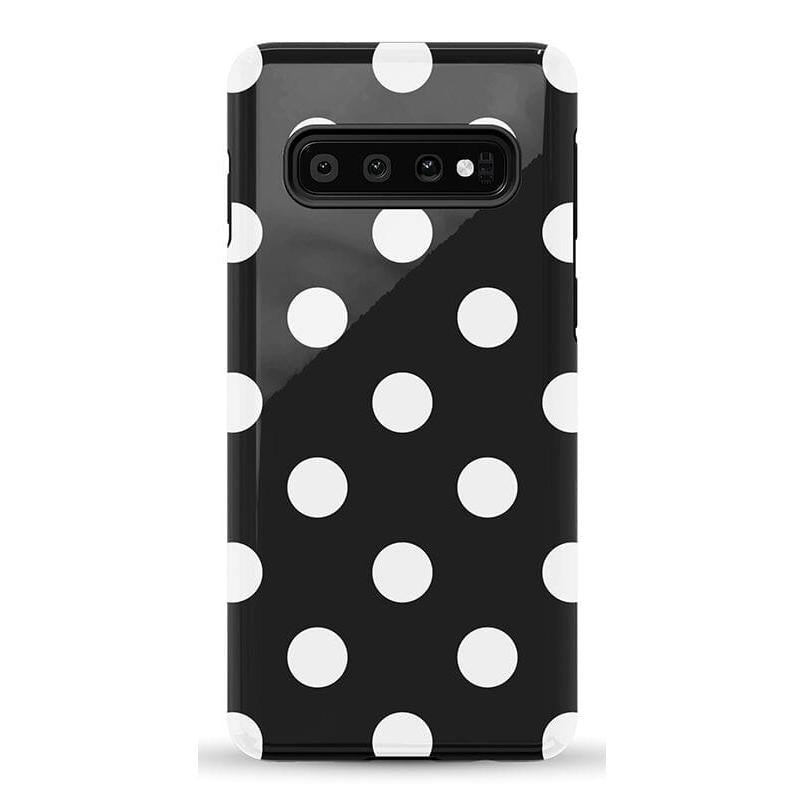Polka Dots | High Contrast Design Case Phone Case Casetry Essential Galaxy S10