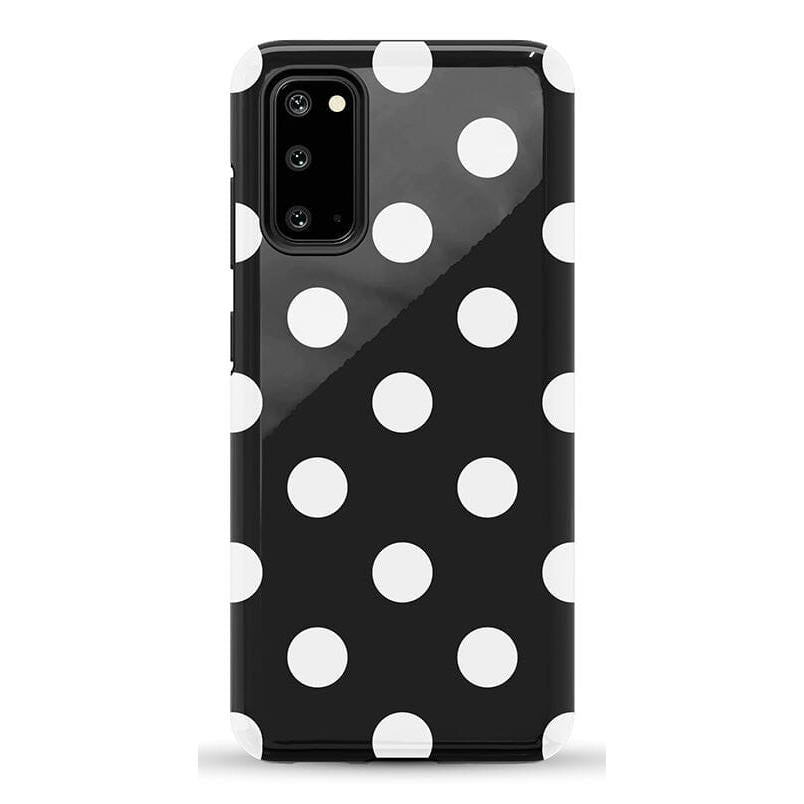 Polka Dots | High Contrast Design Case Phone Case Casetry Essential Galaxy S20