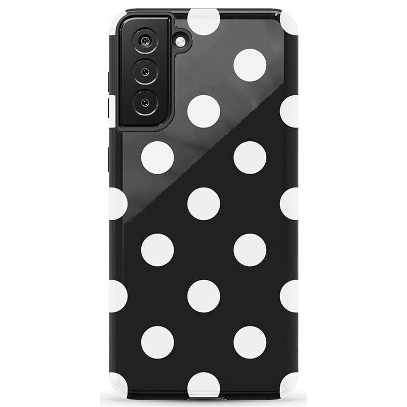 Polka Dots | High Contrast Design Case Phone Case Casetry Essential Galaxy S21 Plus