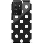 Polka Dots | High Contrast Design Case Phone Case Casetry Essential Galaxy S21 Ultra