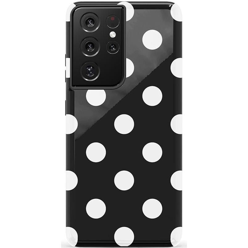 Polka Dots | High Contrast Design Case Phone Case Casetry Essential Galaxy S21 Ultra